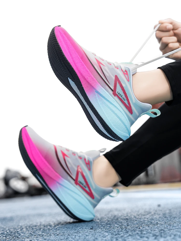 2026 New Men's and Women's Running Shoes Breathable Leisure Sports Shoes Non-Slip Cushioning Comfortable Tennis Shoes Male 36-45
