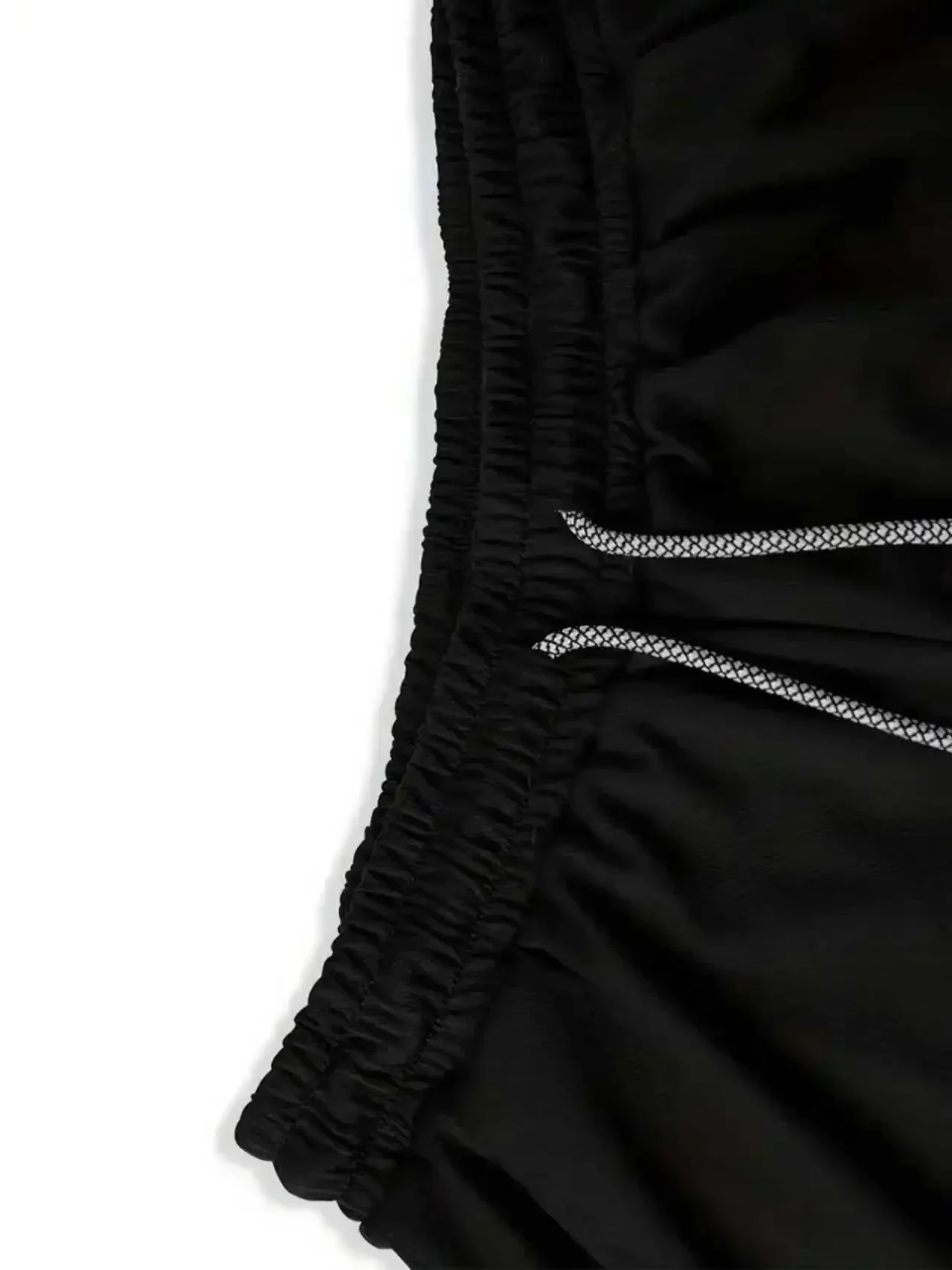 Frieren Print Men's Shorts Summer Double Layer Letter Print Quick Drying Pants Fitness 2in1 Tracksuit Sportswear Workout Short