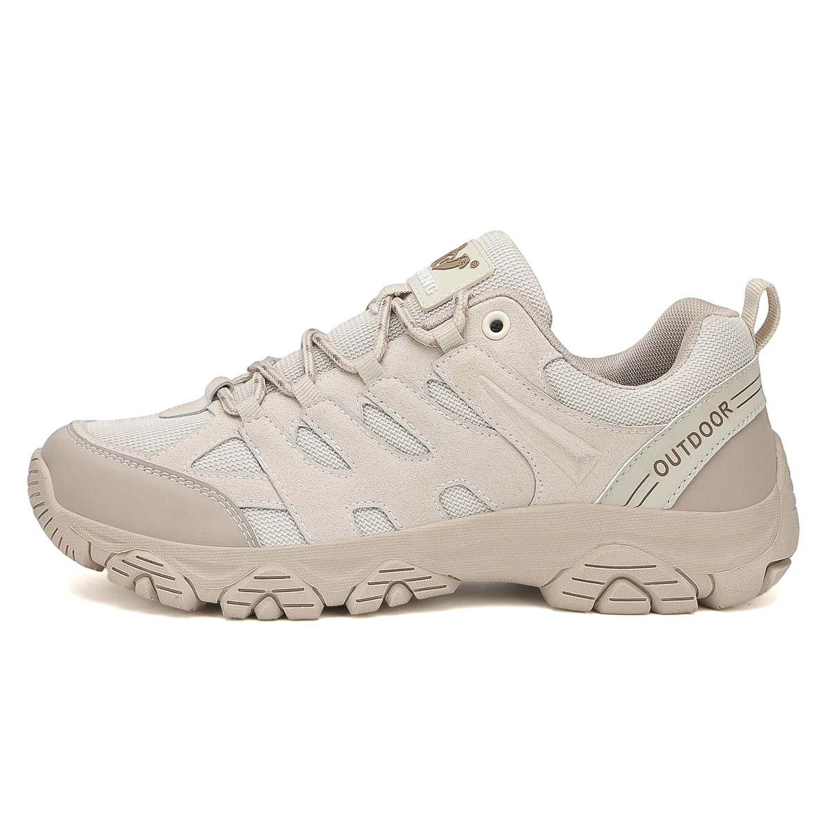 Men Off-Road Hiking Shoes Mountain Sneakers Winter Retro Leather Shoe Sport Outdoor Black Trail Running Footwear Low Top Spring
