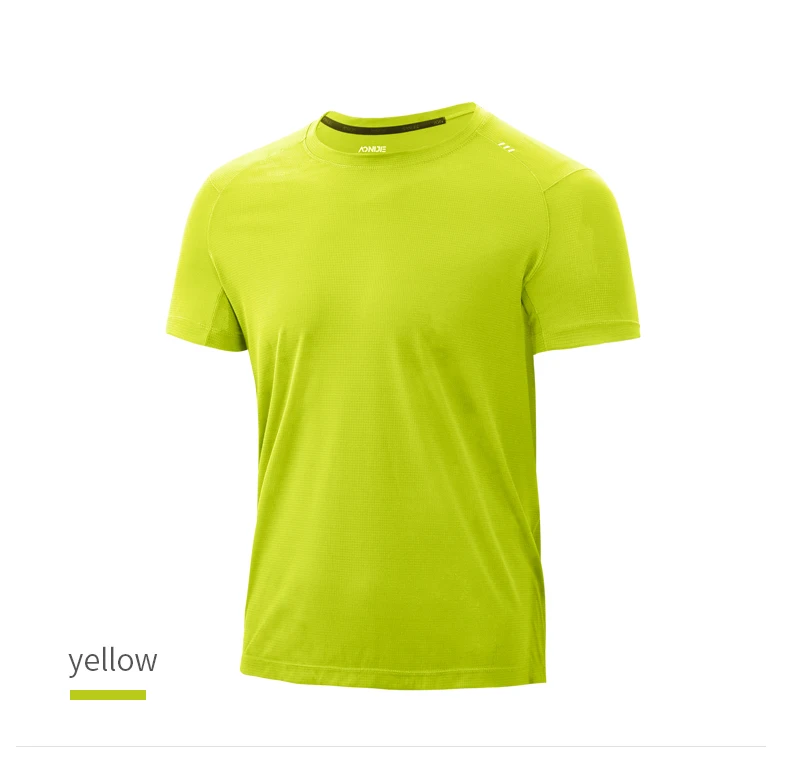 AONIJIE L-FM5125 Men Male Sports Quick Drying T-shirt Short Sleeve Breathable Tees Tops Summer For Outdoor Running Gym Daily