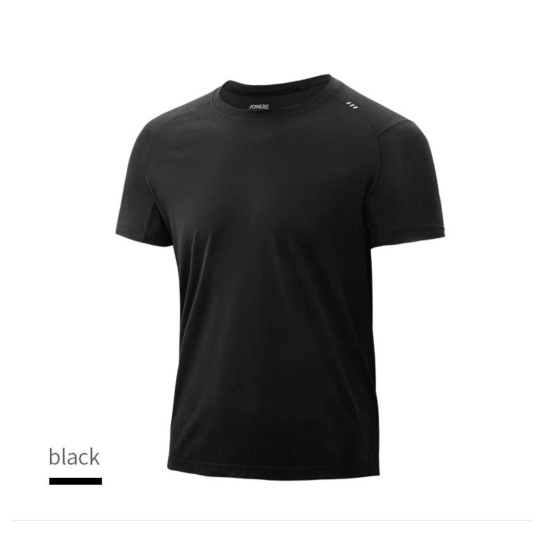 AONIJIE L-FM5125 Men Male Sports Quick Drying T-shirt Short Sleeve Breathable Tees Tops Summer For Outdoor Running Gym Daily