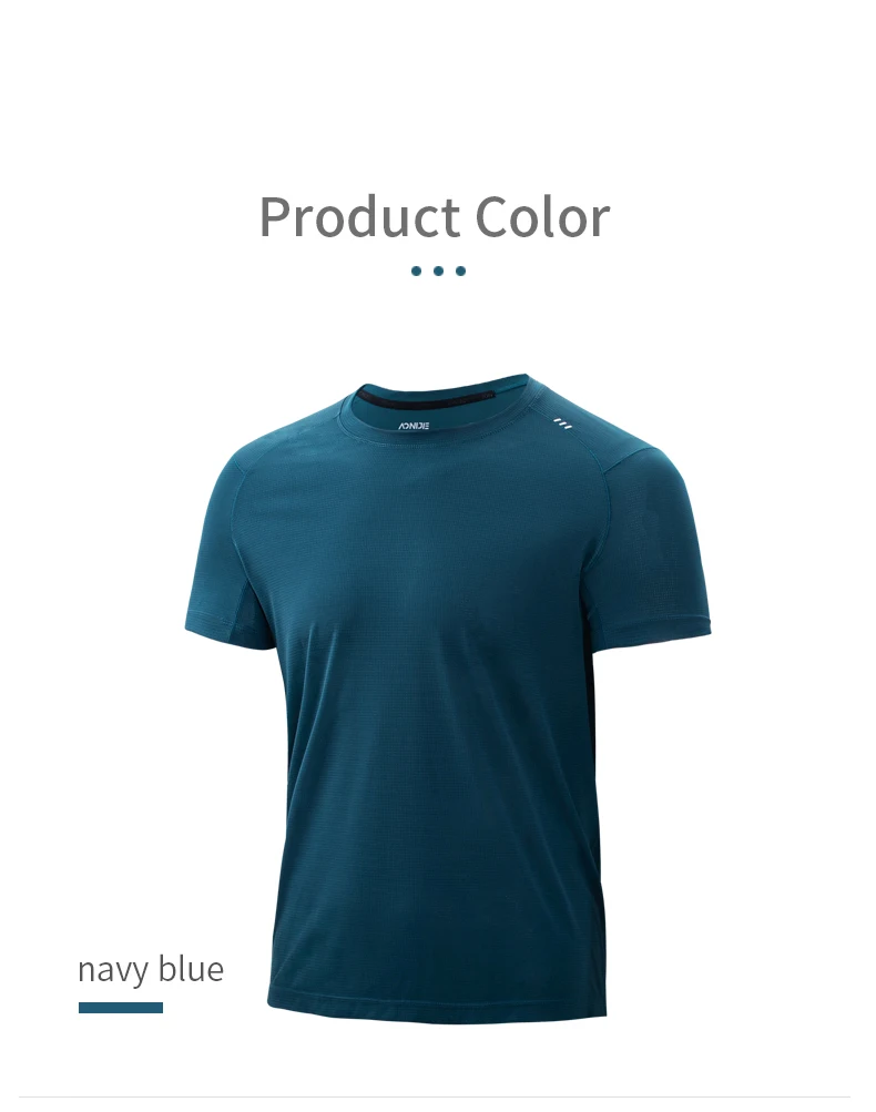 AONIJIE L-FM5125 Men Male Sports Quick Drying T-shirt Short Sleeve Breathable Tees Tops Summer For Outdoor Running Gym Daily
