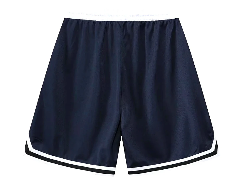 USA Print Basketball Shorts Training Men Active Shorts Loose Pockets Cycling Exercise Training Running Gum Sports Bottom Clothes