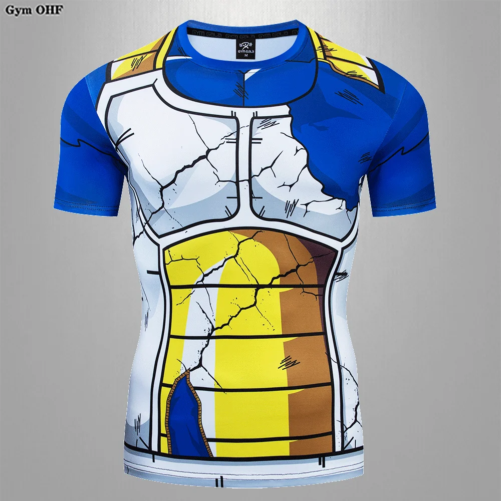 Men T-shirt Z Goku 3D Anime Cartoon Printed Tshirt Goku Image Men's Short Sleeve Gym Comfortable Top Comprehend Sport Shirts
