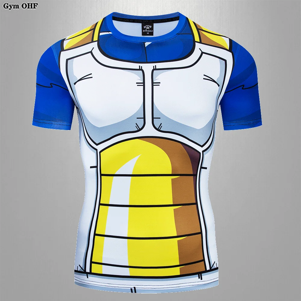 Men T-shirt Z Goku 3D Anime Cartoon Printed Tshirt Goku Image Men's Short Sleeve Gym Comfortable Top Comprehend Sport Shirts