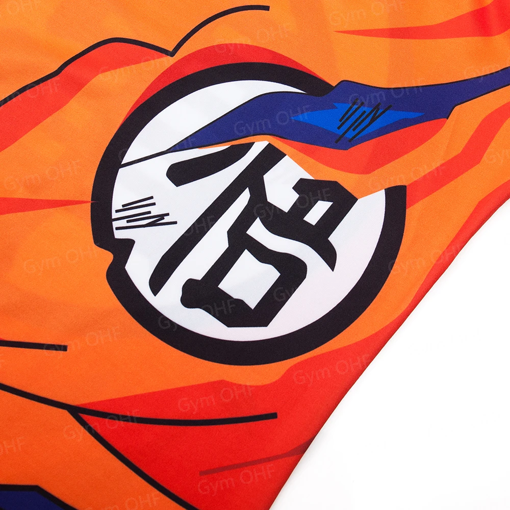 Men T-shirt Z Goku 3D Anime Cartoon Printed Tshirt Goku Image Men's Short Sleeve Gym Comfortable Top Comprehend Sport Shirts