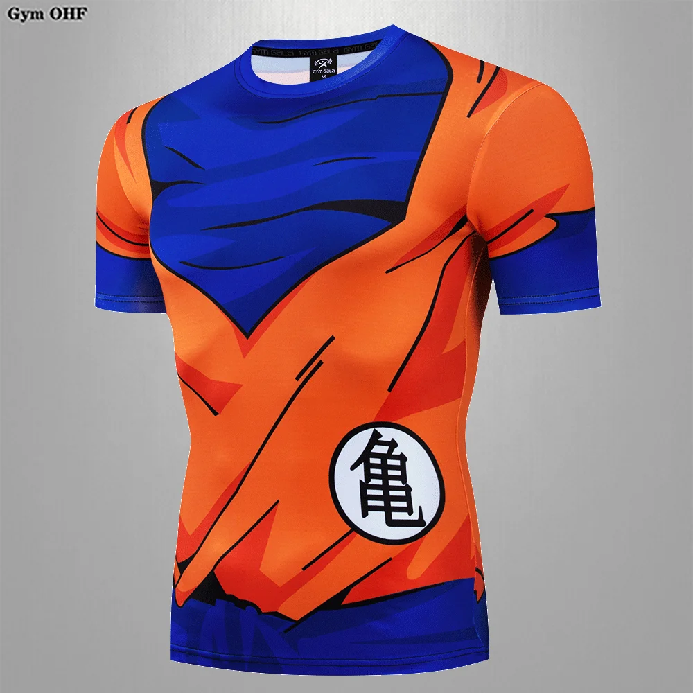 Men T-shirt Z Goku 3D Anime Cartoon Printed Tshirt Goku Image Men's Short Sleeve Gym Comfortable Top Comprehend Sport Shirts