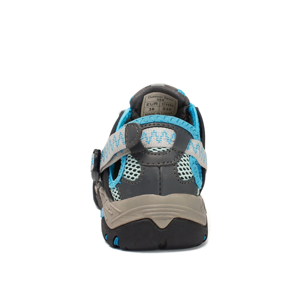 HIKEUP Outdoor Men Water Shoes Women Hiking Shoes Quick Dry Fast Interference Breathable Non-slip Rubber Sole PU Walking Shoe