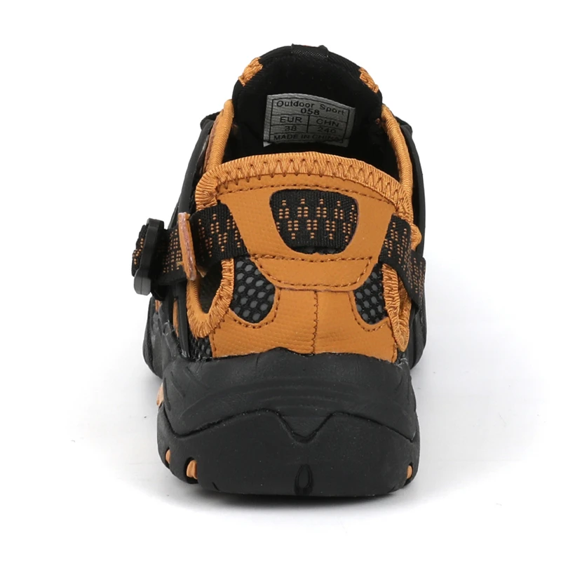 HIKEUP Outdoor Men Water Shoes Women Hiking Shoes Quick Dry Fast Interference Breathable Non-slip Rubber Sole PU Walking Shoe