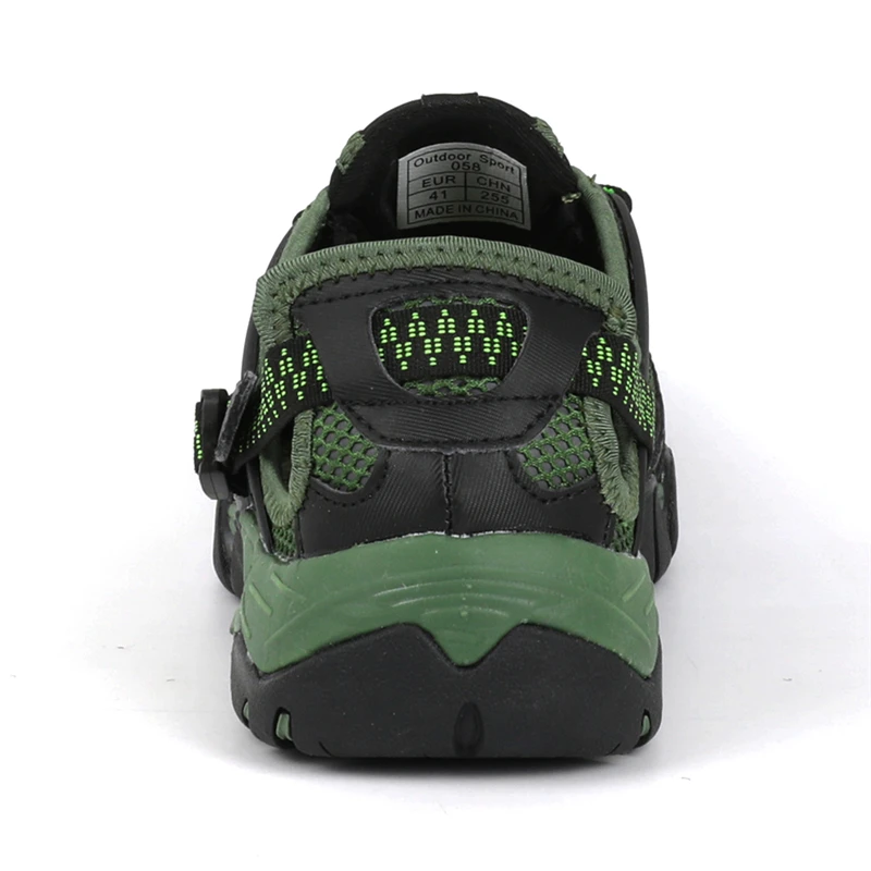 HIKEUP Outdoor Men Water Shoes Women Hiking Shoes Quick Dry Fast Interference Breathable Non-slip Rubber Sole PU Walking Shoe