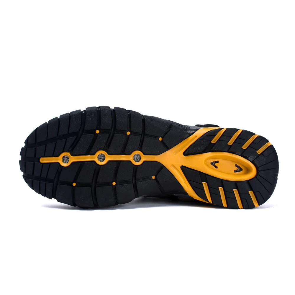 HIKEUP Outdoor Men Water Shoes Women Hiking Shoes Quick Dry Fast Interference Breathable Non-slip Rubber Sole PU Walking Shoe