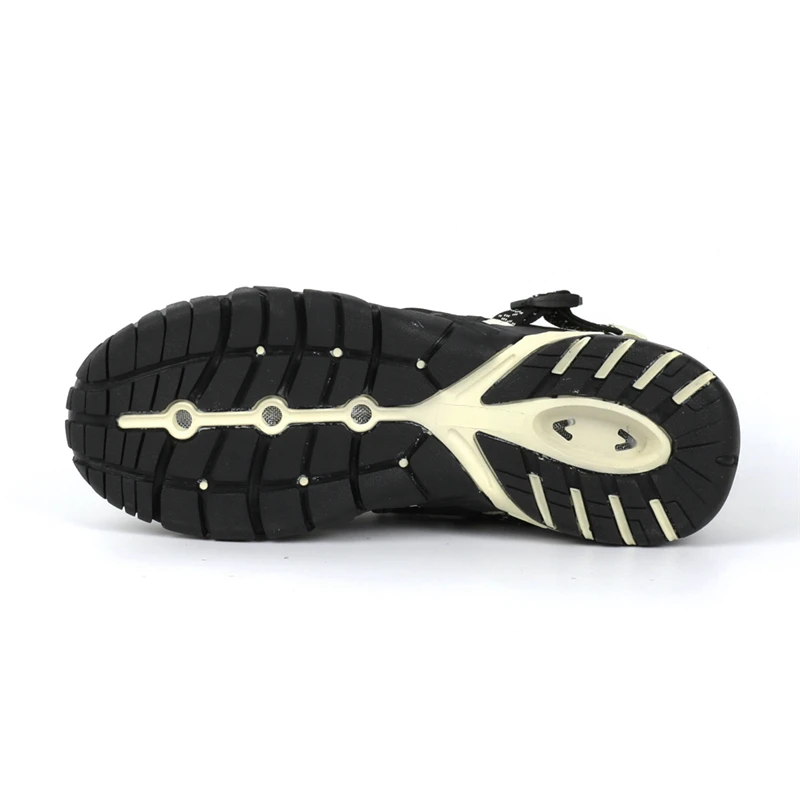 HIKEUP Outdoor Men Water Shoes Women Hiking Shoes Quick Dry Fast Interference Breathable Non-slip Rubber Sole PU Walking Shoe