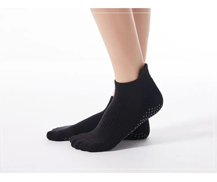 Non-Slip Yoga Socks Women Breathable Fitness Cotton Pilates Sock Ladies Gym Workout Ballet Dance Sports Socks