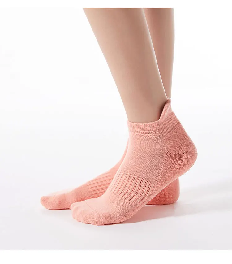 Non-Slip Yoga Socks Women Breathable Fitness Cotton Pilates Sock Ladies Gym Workout Ballet Dance Sports Socks