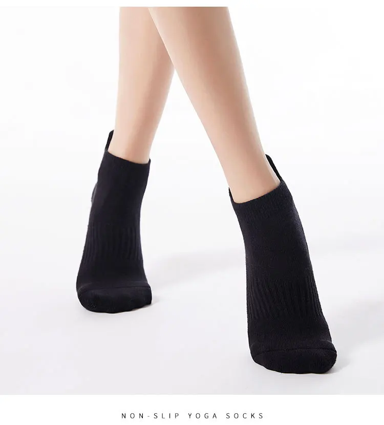 Non-Slip Yoga Socks Women Breathable Fitness Cotton Pilates Sock Ladies Gym Workout Ballet Dance Sports Socks