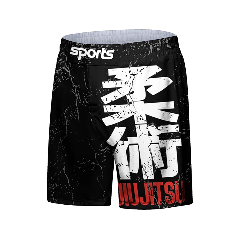 New Kimono Jiu Jitsu Rashguard for Men MMA T-Shirt+Pant 4Pcs/Set Muay Thai Shorts BJJ Rash Guard Gym Boxing Jerseys Sportswear
