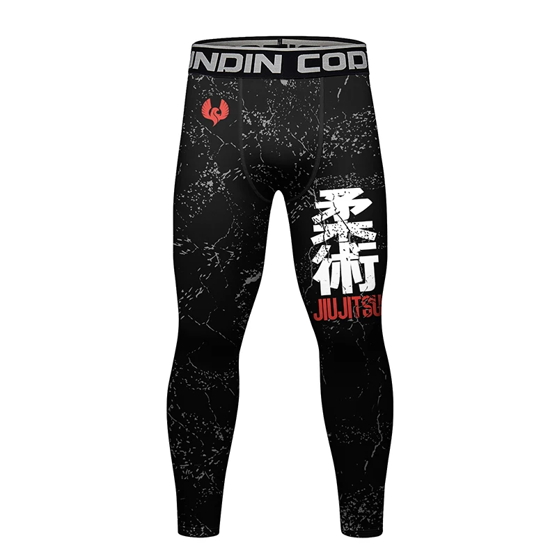 New Kimono Jiu Jitsu Rashguard for Men MMA T-Shirt+Pant 4Pcs/Set Muay Thai Shorts BJJ Rash Guard Gym Boxing Jerseys Sportswear