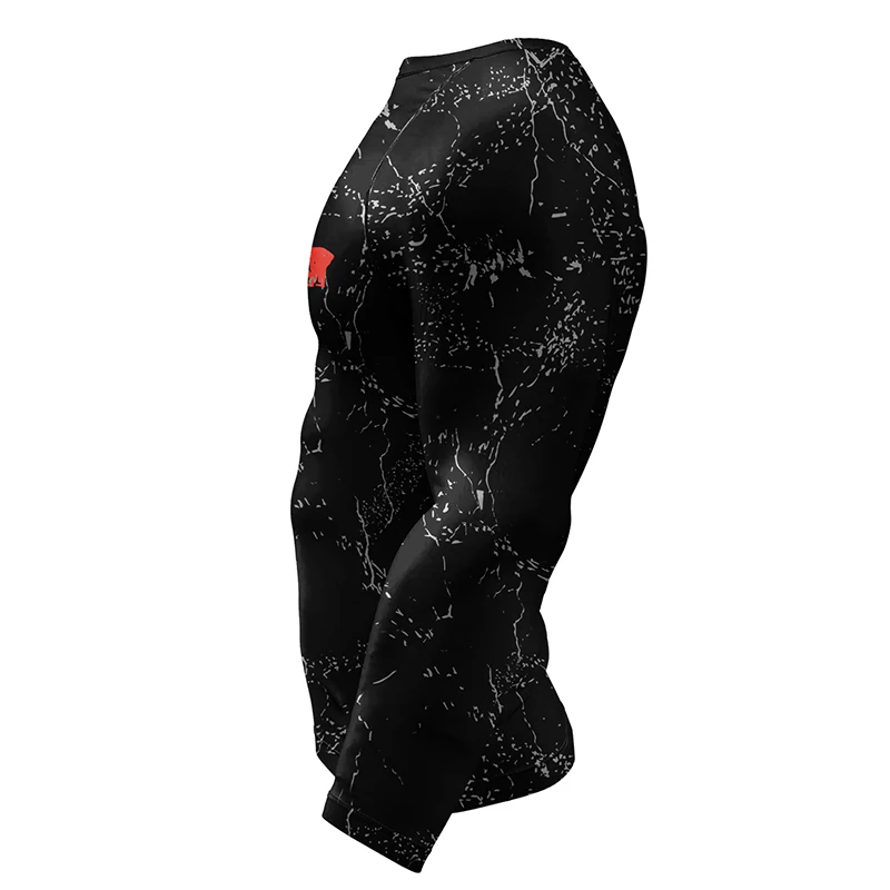 New Kimono Jiu Jitsu Rashguard for Men MMA T-Shirt+Pant 4Pcs/Set Muay Thai Shorts BJJ Rash Guard Gym Boxing Jerseys Sportswear
