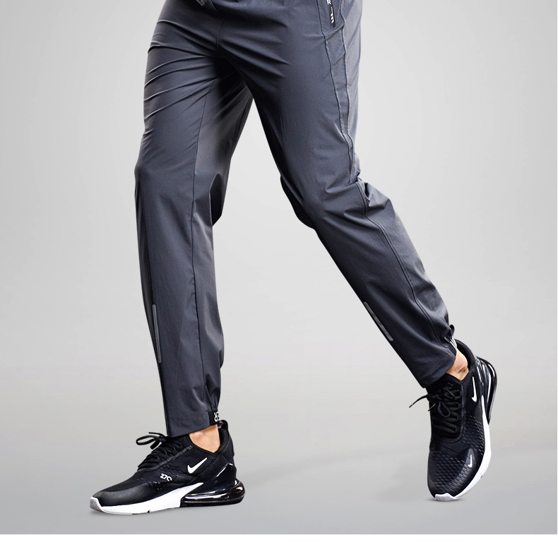 Ice Silk Sport Pants Men Running Sweatpants Gym Fitness Jogging Training Trousers Thin Section Trend Wild Outdoor Dry Fit