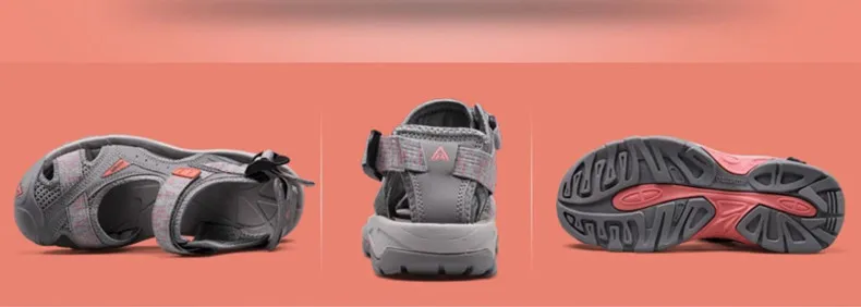 HUMTTO Summer Hiking Shoes Outdoor Sandals for Women Breathable Water Beach Womens Sandals Camping Climbing Aqua Sneaker HT-9602