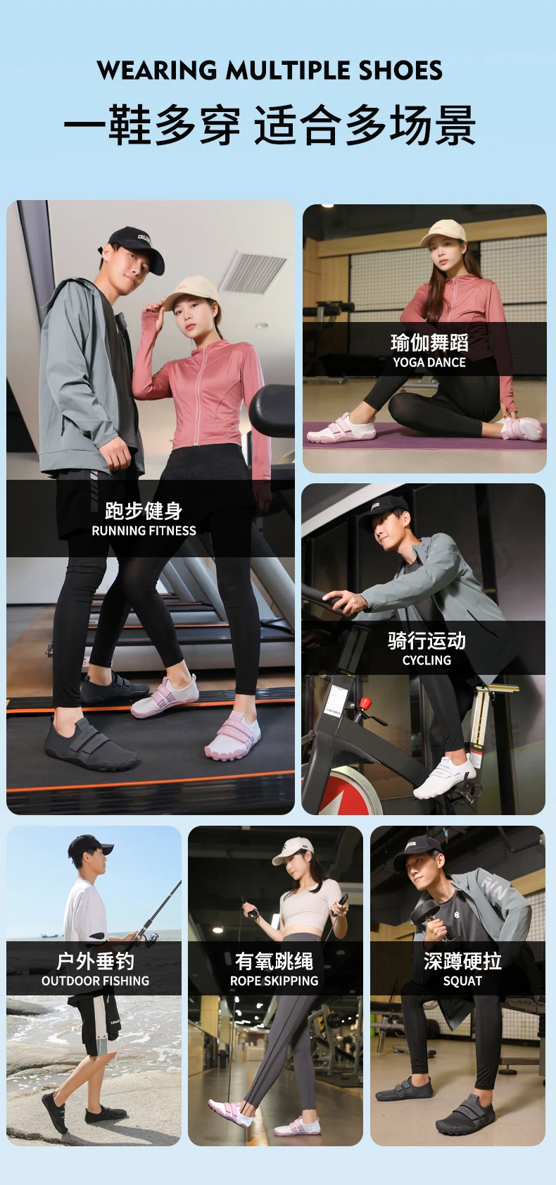 Large Size Unisex Gym Lightweight Sports Hard Pull Squat Training Shoes Pro Hook & Loop Weightlifting Shoes Sumo Shoes 35-46#