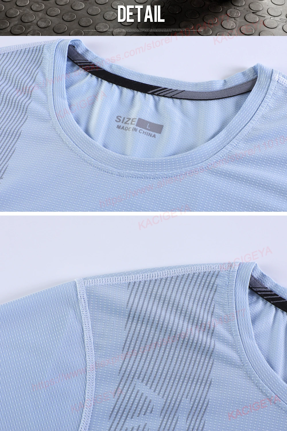 Gym Workout Tees Men Joggers Print Running Sportwear Bodybuilding Short Sleeves Mesh Quick Dry Breathable Training Shirts
