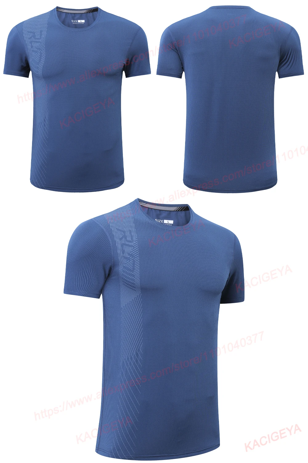 Gym Workout Tees Men Joggers Print Running Sportwear Bodybuilding Short Sleeves Mesh Quick Dry Breathable Training Shirts