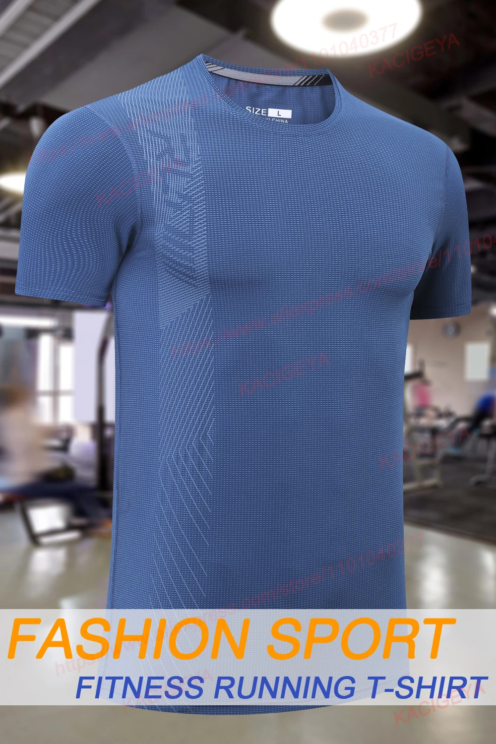 Gym Workout Tees Men Joggers Print Running Sportwear Bodybuilding Short Sleeves Mesh Quick Dry Breathable Training Shirts
