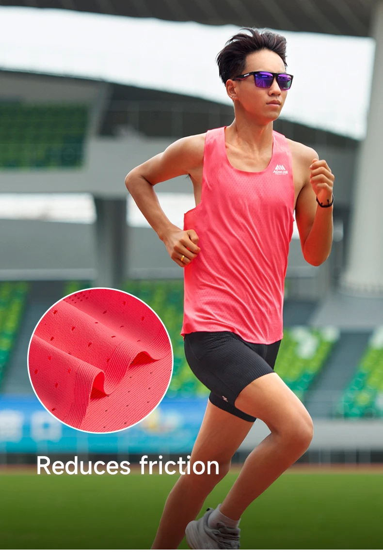 AONIJIE FM5188 Men Male Quick Drying Vest Sleeveless Summer Tank Top For Marathon Fitness