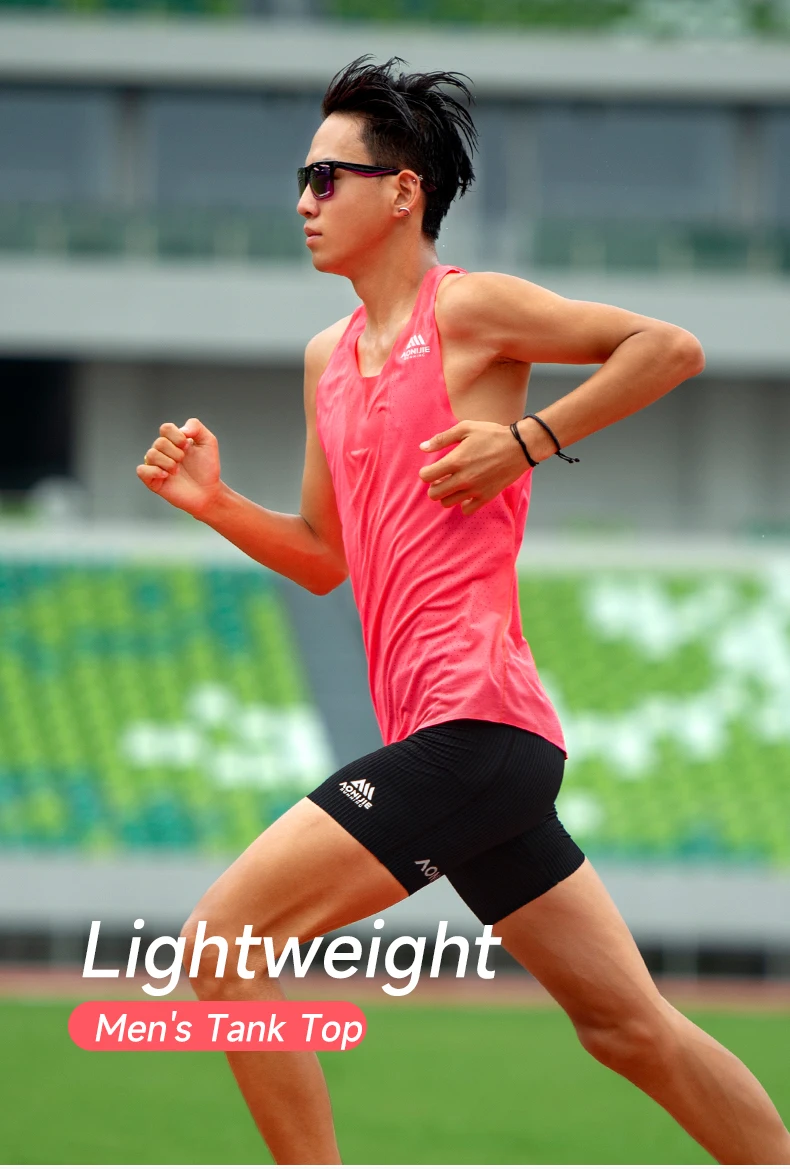 AONIJIE FM5188 Men Male Quick Drying Vest Sleeveless Summer Tank Top For Marathon Fitness