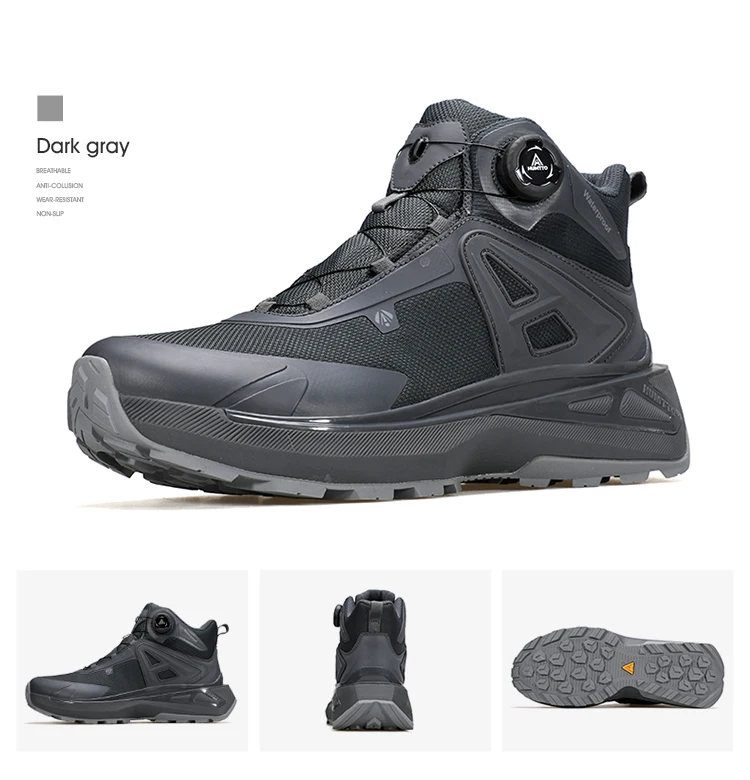 HUMTTO Winter Boots for Men Breathable Hiking Shoes Outdoor Camping Trekking Men's Sports Shoes Non-slip Casual Sneakers Man