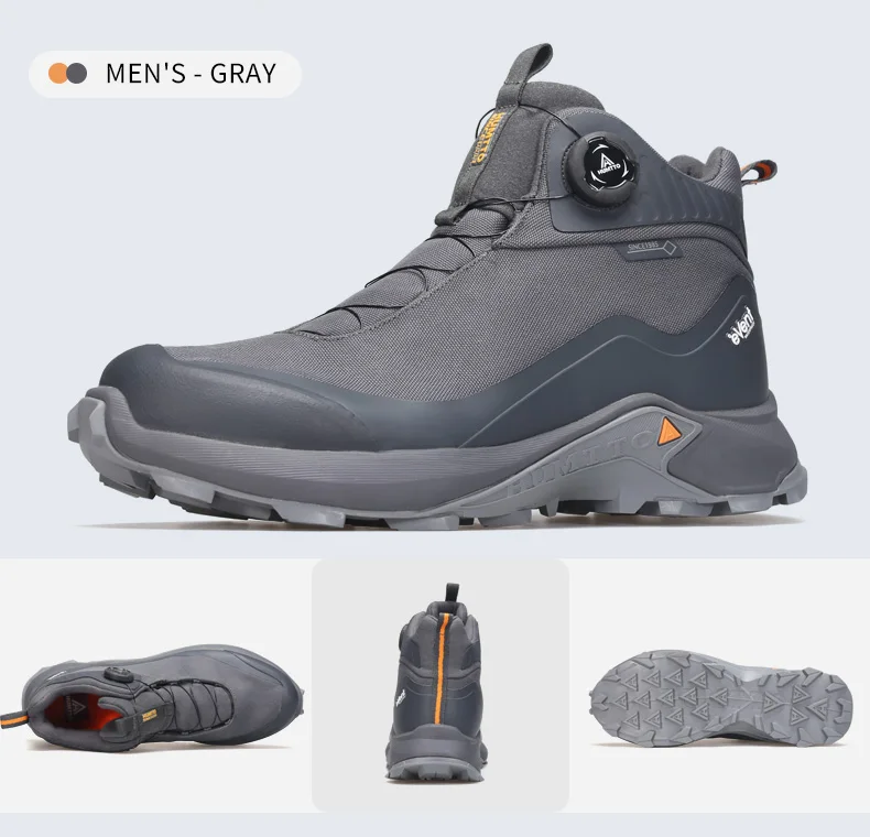 HUMTTO Winter Boots for Men Breathable Hiking Shoes Outdoor Camping Trekking Men's Sports Shoes Non-slip Casual Sneakers Man