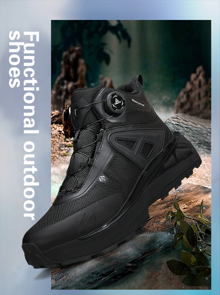 HUMTTO Winter Boots for Men Breathable Hiking Shoes Outdoor Camping Trekking Men's Sports Shoes Non-slip Casual Sneakers Man