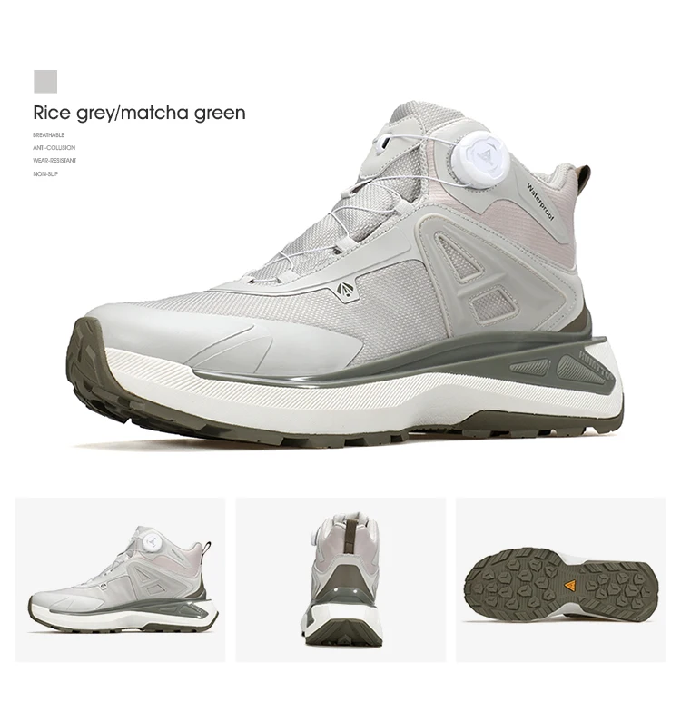 HUMTTO Winter Boots for Men Breathable Hiking Shoes Outdoor Camping Trekking Men's Sports Shoes Non-slip Casual Sneakers Man