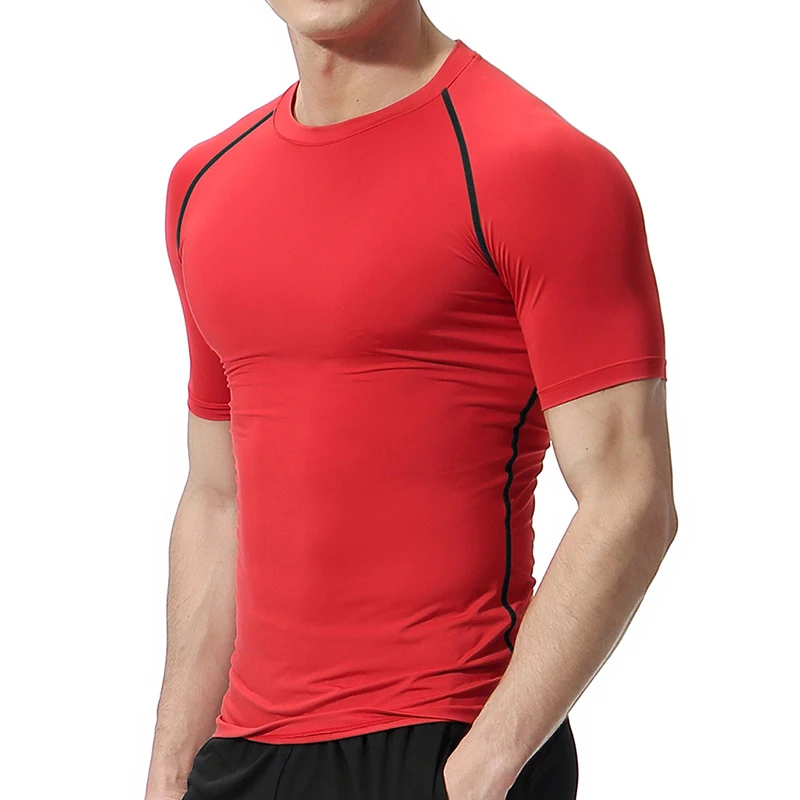 Lion Print Compression Shirts for Men Gym Workout Undershirt Baselayers Athletic Quick Dry Tshirts Tees Short Sleeve Rash Guard