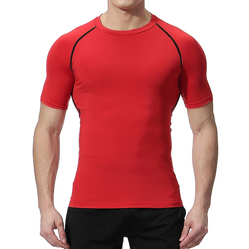 Lion Print Compression Shirts for Men Gym Workout Undershirt Baselayers Athletic Quick Dry Tshirts Tees Short Sleeve Rash Guard