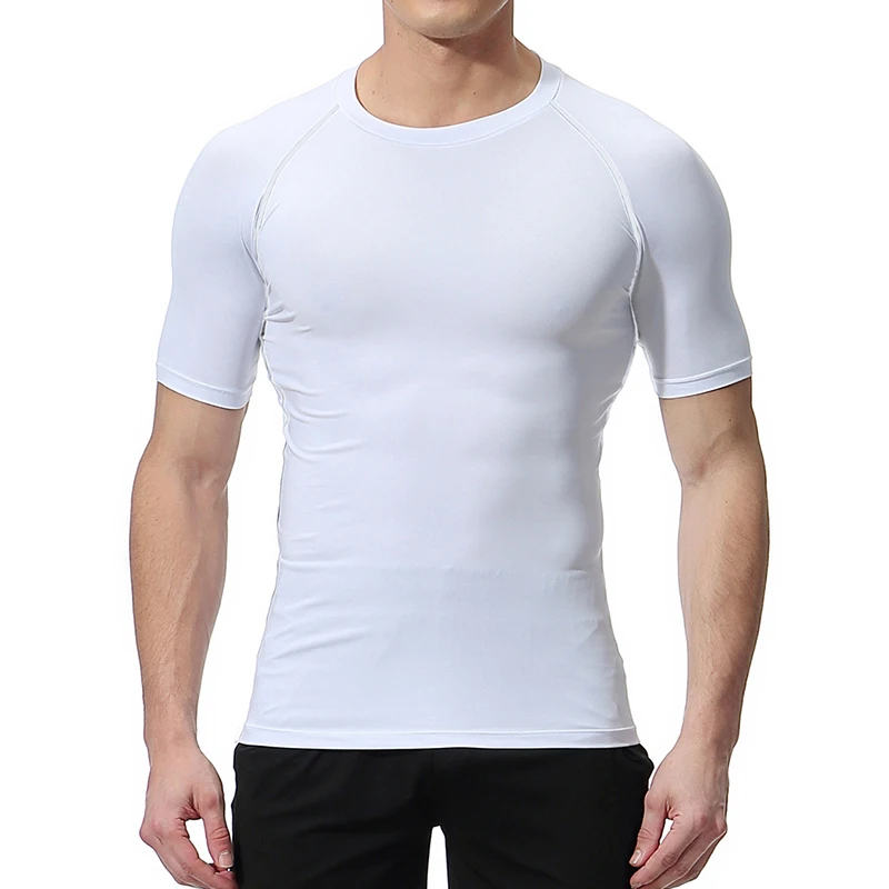 Lion Print Compression Shirts for Men Gym Workout Undershirt Baselayers Athletic Quick Dry Tshirts Tees Short Sleeve Rash Guard
