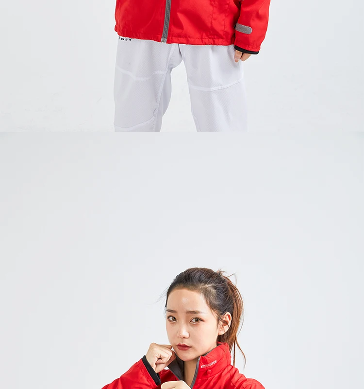 Sports Windbreaker Taekwondo Training Sportswear Karate Martial Arts Training Suit Men's Spring and Autumn Casual Jacket Top