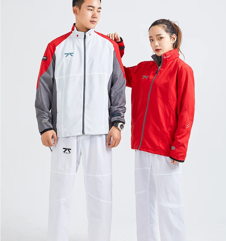 Sports Windbreaker Taekwondo Training Sportswear Karate Martial Arts Training Suit Men's Spring and Autumn Casual Jacket Top
