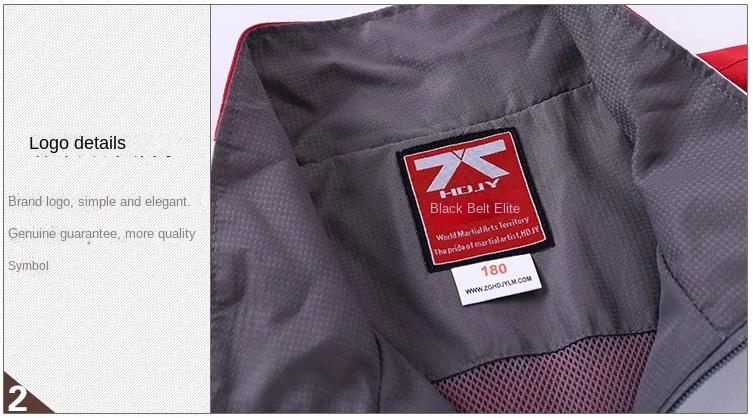Sports Windbreaker Taekwondo Training Sportswear Karate Martial Arts Training Suit Men's Spring and Autumn Casual Jacket Top