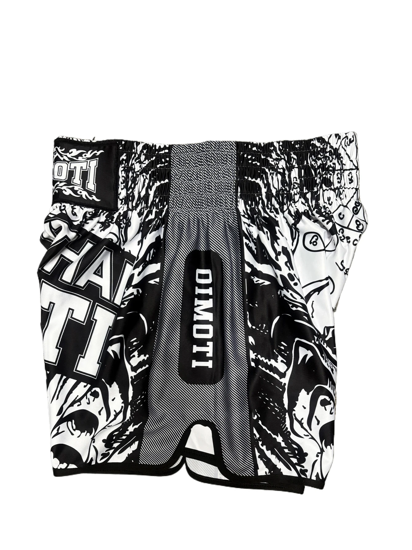 Loose Super Elastic Quick-Drying Fabric Boxing Shorts, Loose Pants, High Waist Shorts, Sports Shorts