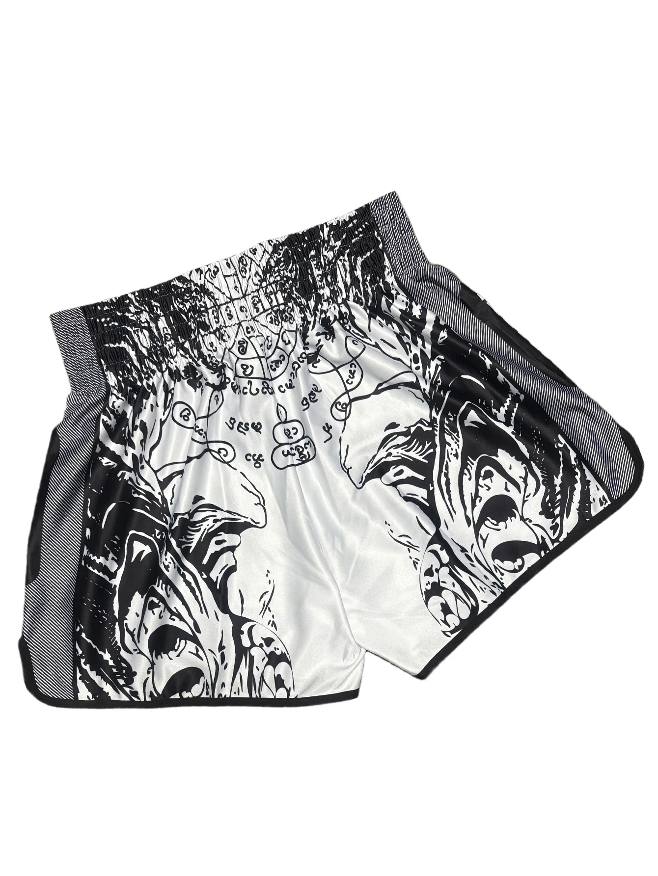 Loose Super Elastic Quick-Drying Fabric Boxing Shorts, Loose Pants, High Waist Shorts, Sports Shorts