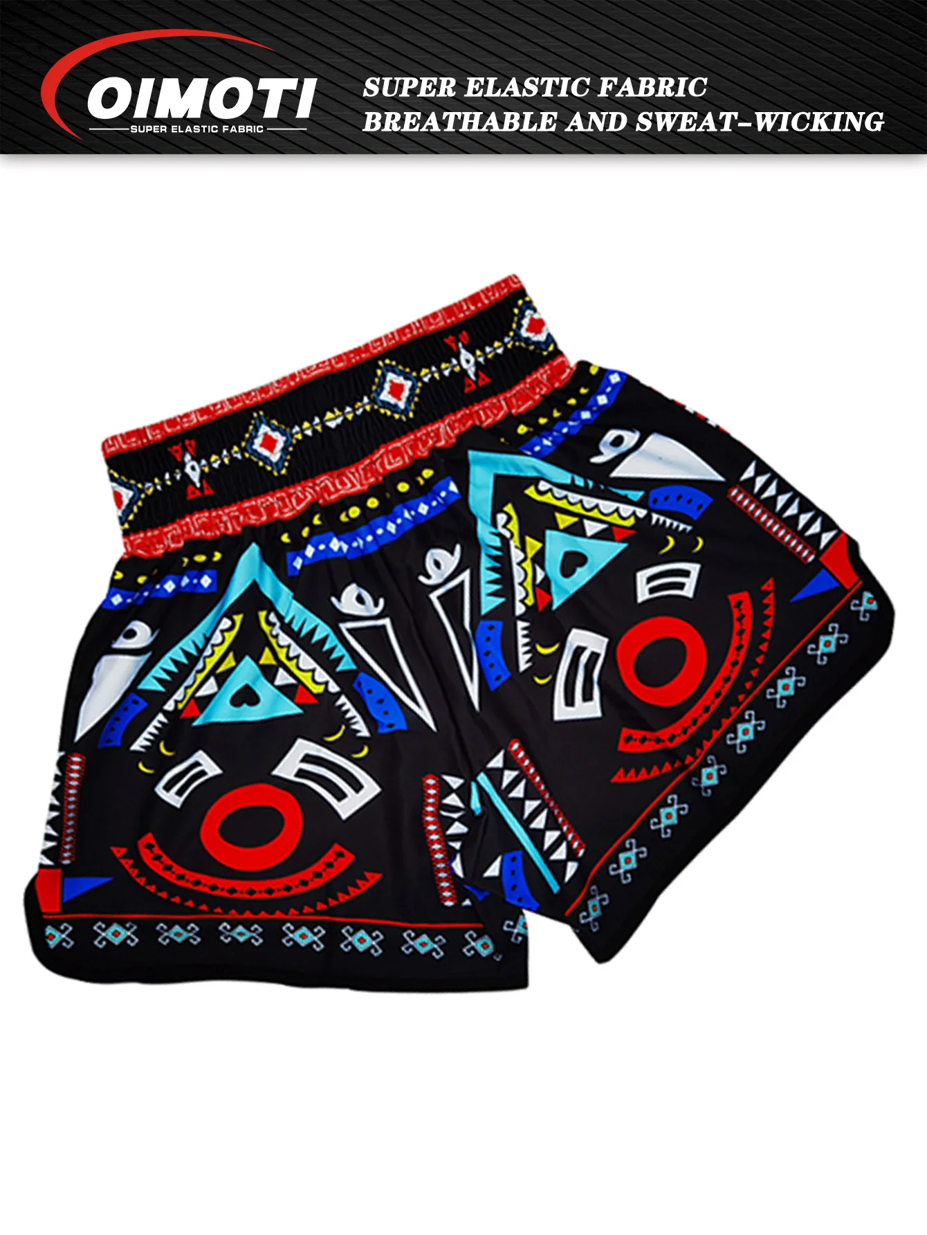 Loose Super Elastic Quick-Drying Fabric Boxing Shorts, Loose Pants, High Waist Shorts, Sports Shorts
