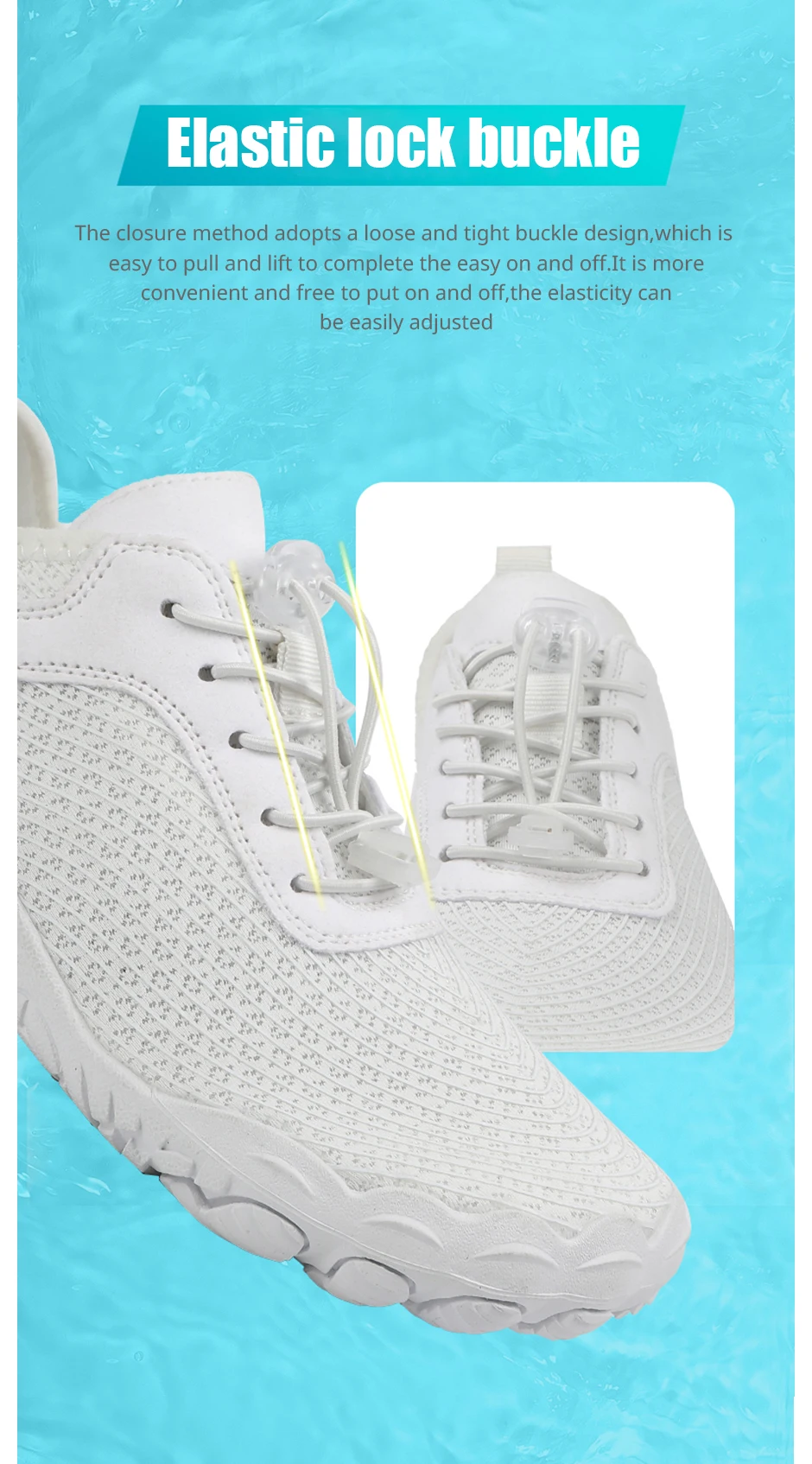 EOCENE Men Women Barefoot Wadding Unisex Quick-drying Swimming Beach Fitness Outdoor Sports Amphibious Aqua Water Sneakers Shoes