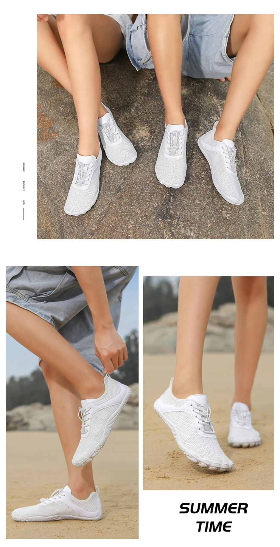 EOCENE Men Women Barefoot Wadding Unisex Quick-drying Swimming Beach Fitness Outdoor Sports Amphibious Aqua Water Sneakers Shoes