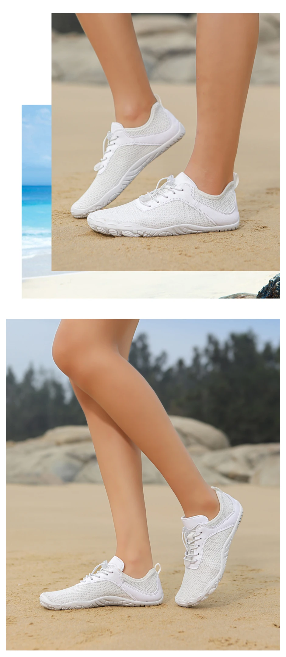 EOCENE Men Women Barefoot Wadding Unisex Quick-drying Swimming Beach Fitness Outdoor Sports Amphibious Aqua Water Sneakers Shoes