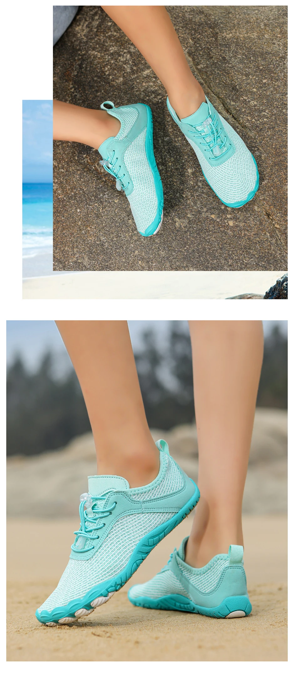 EOCENE Men Women Barefoot Wadding Unisex Quick-drying Swimming Beach Fitness Outdoor Sports Amphibious Aqua Water Sneakers Shoes