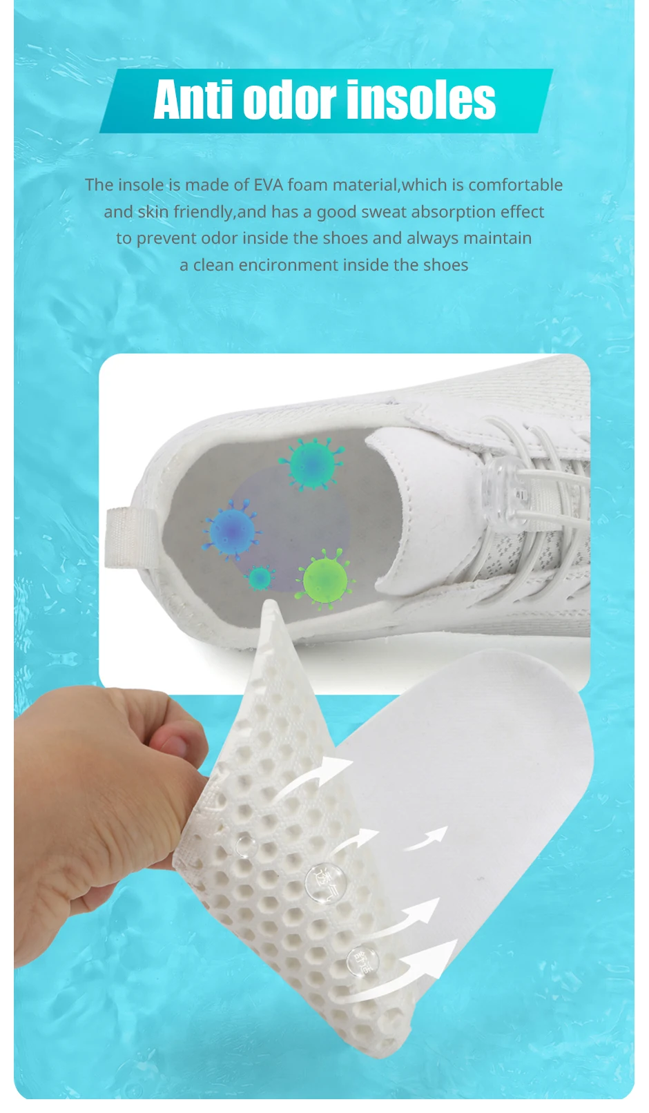 EOCENE Men Women Barefoot Wadding Unisex Quick-drying Swimming Beach Fitness Outdoor Sports Amphibious Aqua Water Sneakers Shoes