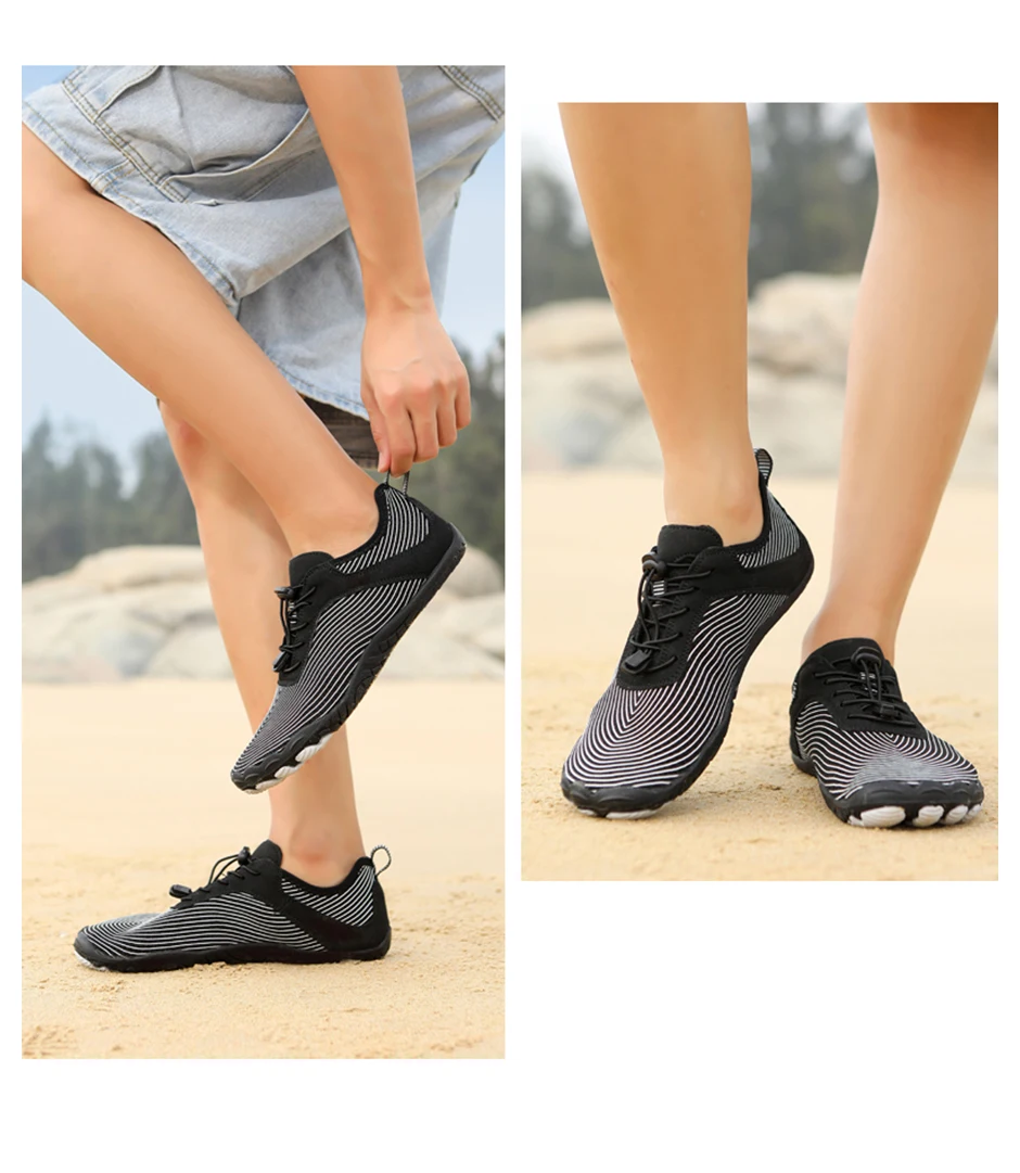 EOCENE Men Women Barefoot Wadding Unisex Quick-drying Swimming Beach Fitness Outdoor Sports Amphibious Aqua Water Sneakers Shoes