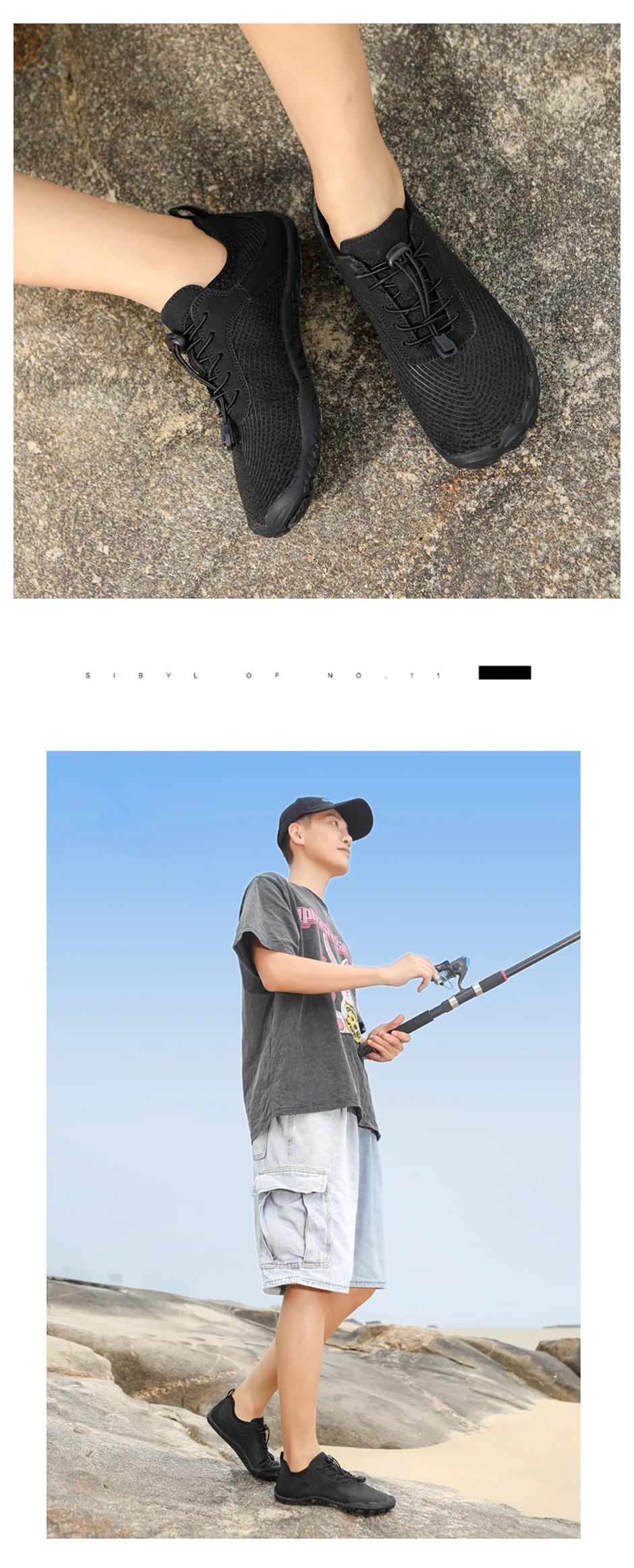 EOCENE Men Women Barefoot Wadding Unisex Quick-drying Swimming Beach Fitness Outdoor Sports Amphibious Aqua Water Sneakers Shoes